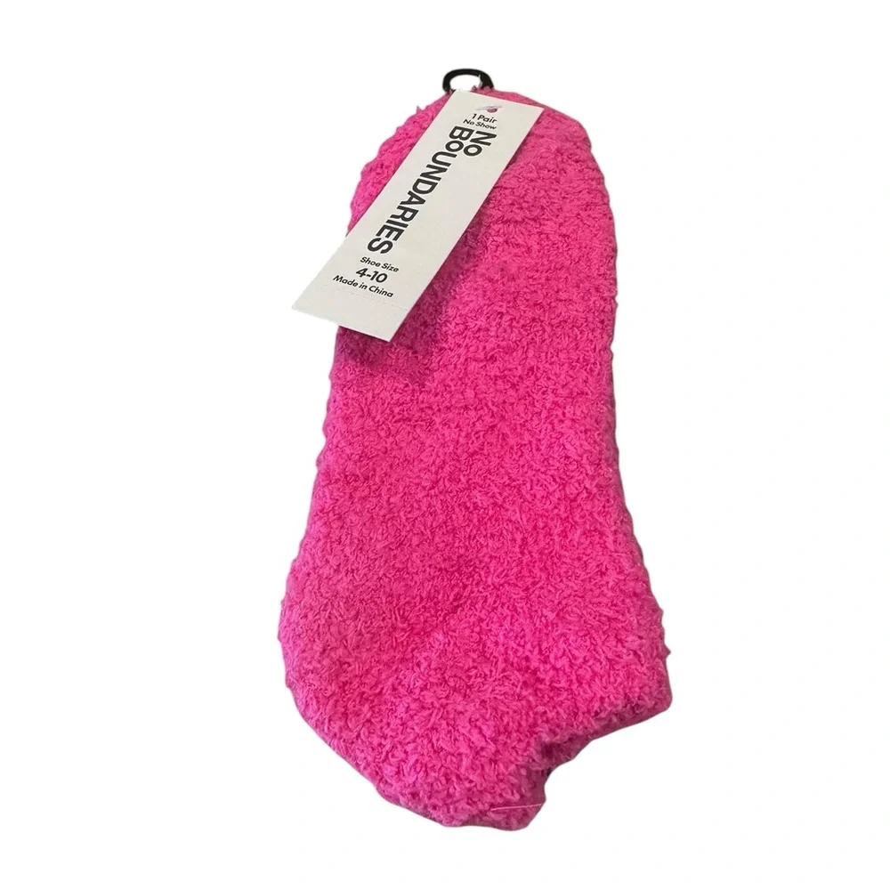 No Boundaries Bubblegum Pink No Show Socks